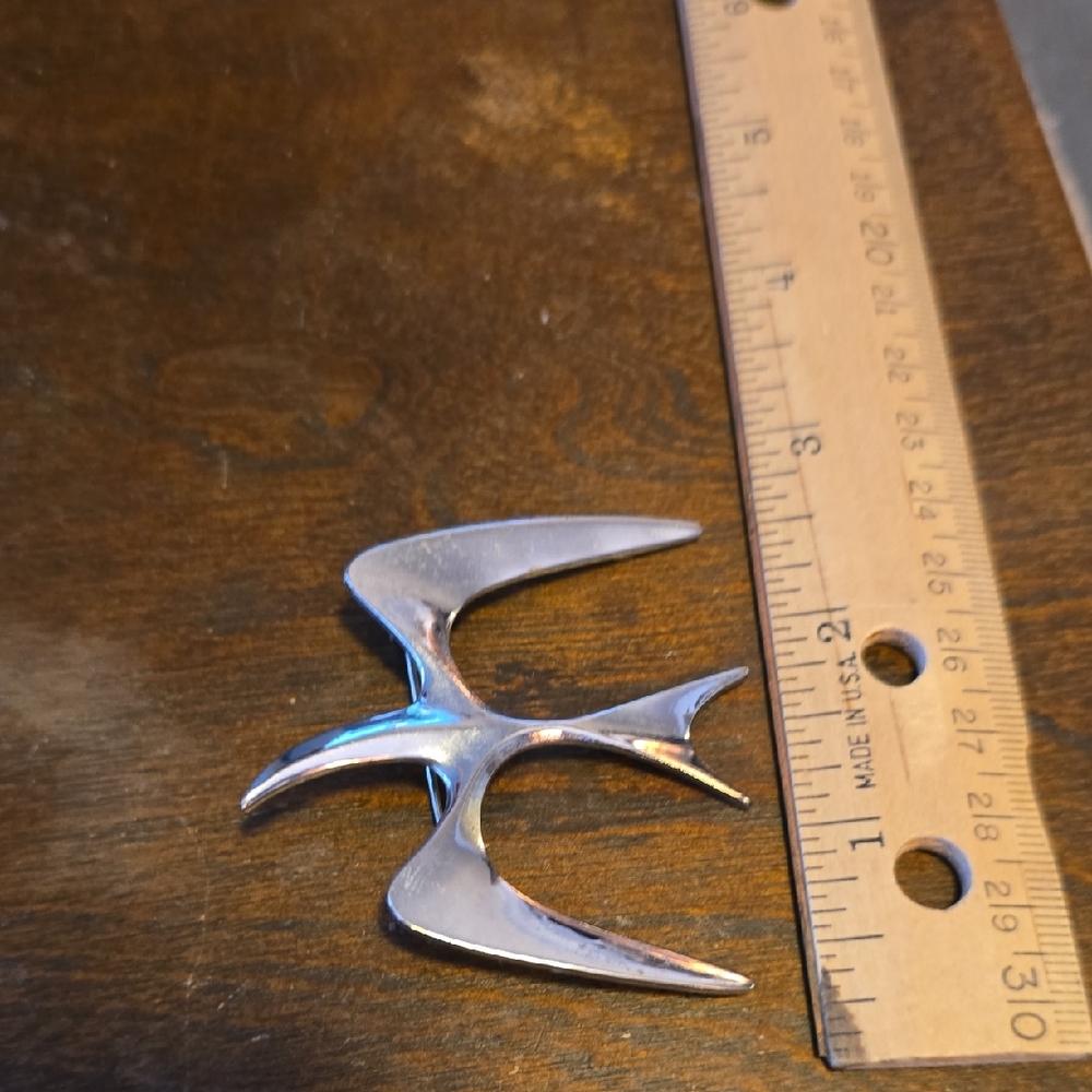 Silver Bird Broach MCM Sarah Coventry Seagull